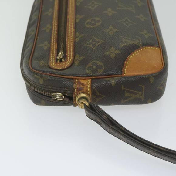 LOUIS VUITTON Monogram Marly Dragonne GM Clutch Bag M51825 LV Auth 61260 - Picture 4 of 16